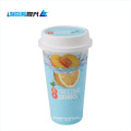 Manufacturer Drinking Beverage Coffee Beer Juice Transparent Clear Plastic Cup with Dome Flat Lid